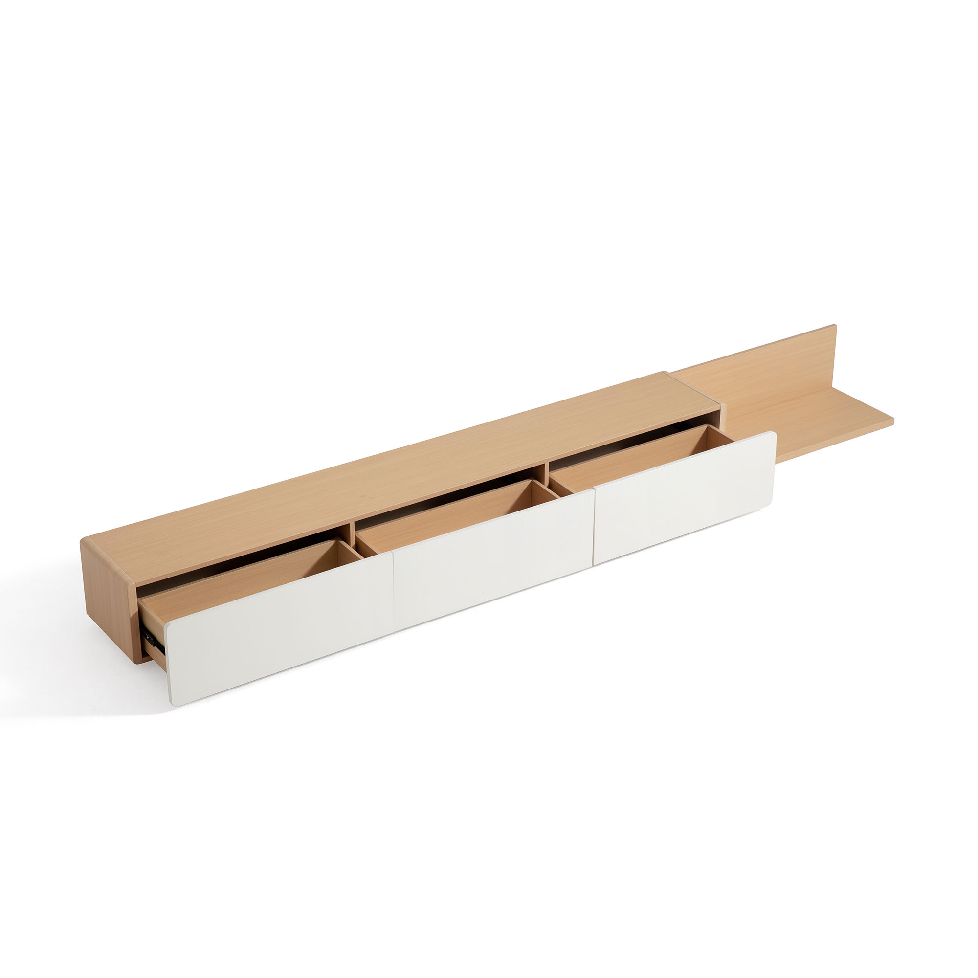 Ayelin Extendable TV Console with Drawers - Image 8
