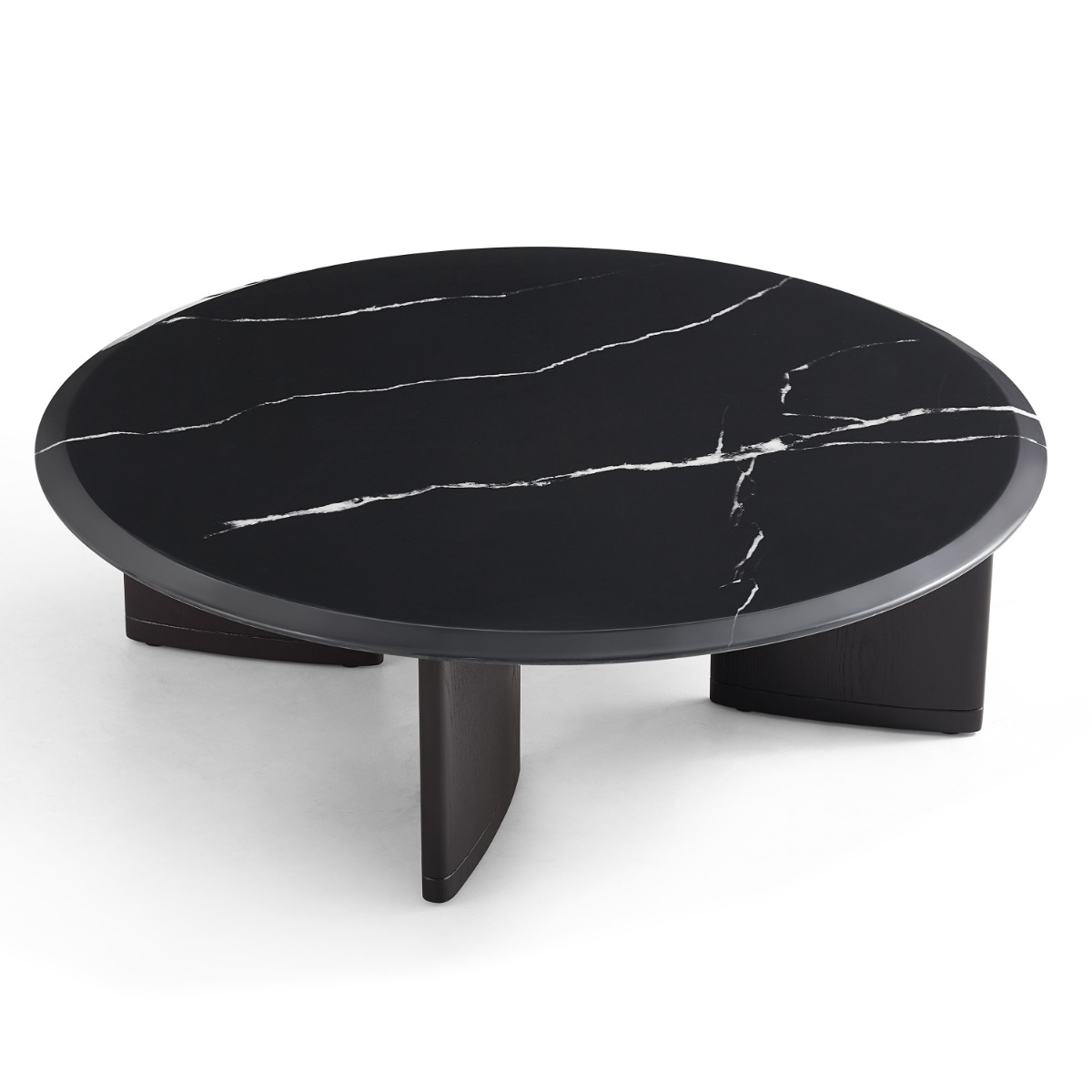 Reinier Coffee & Side Table Set – Black & White Wash - Image 2
