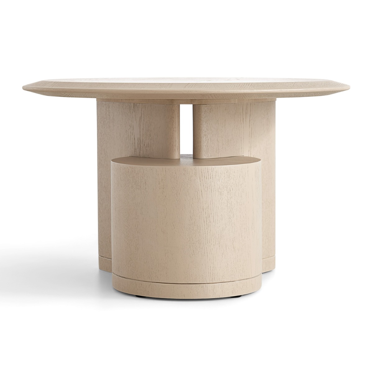 Reinier Coffee & Side Table Set – Black & White Wash - Image 5