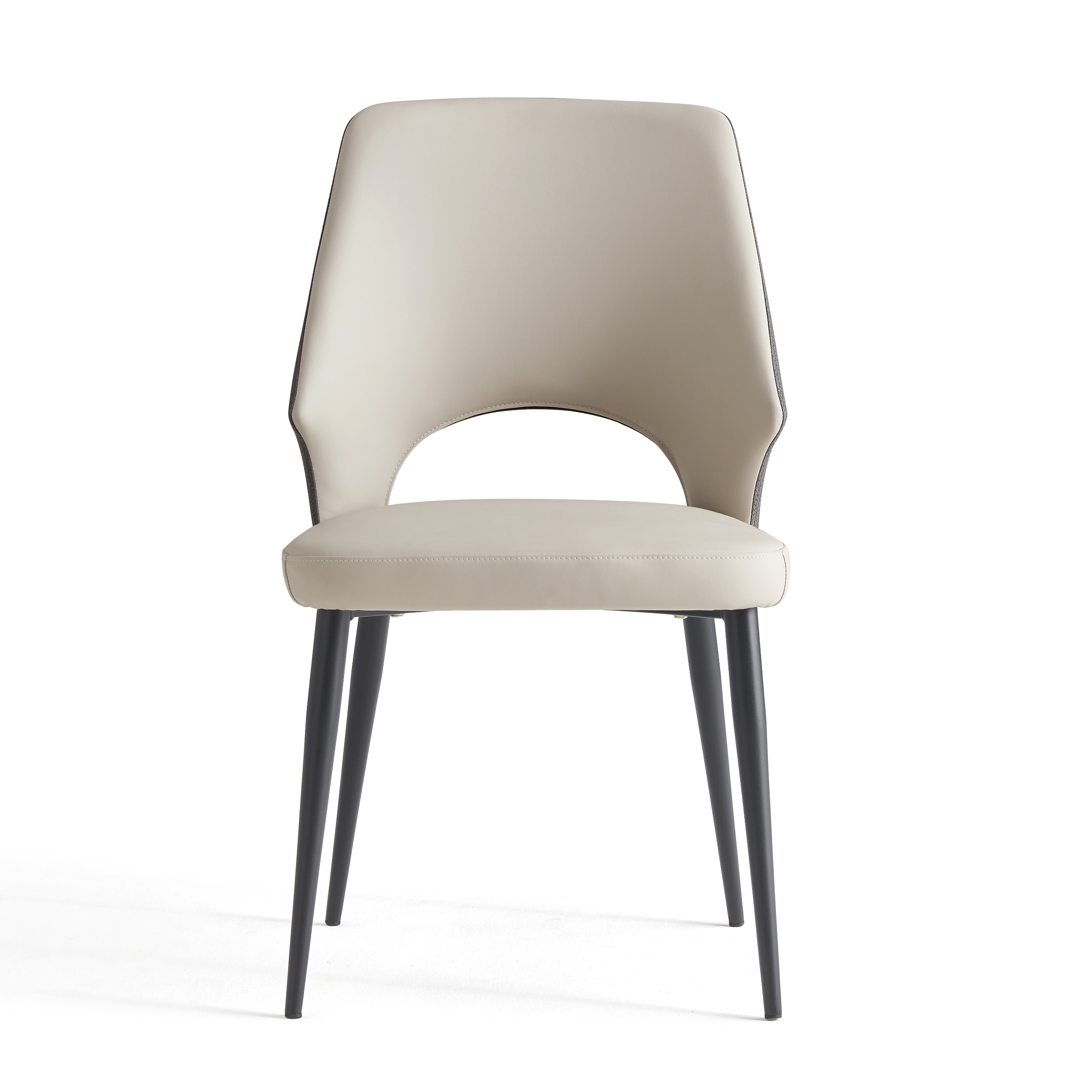Patxi Faux Leather Dining Chair – Light Grey