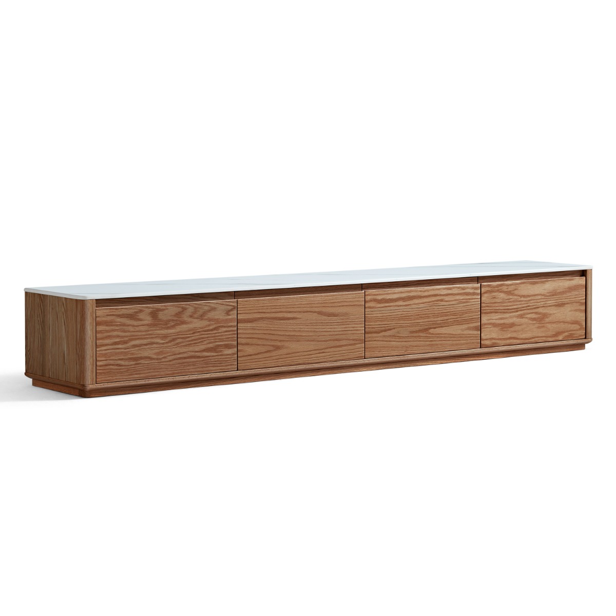 Kattalin Oak Stone Top TV Console - Image 2