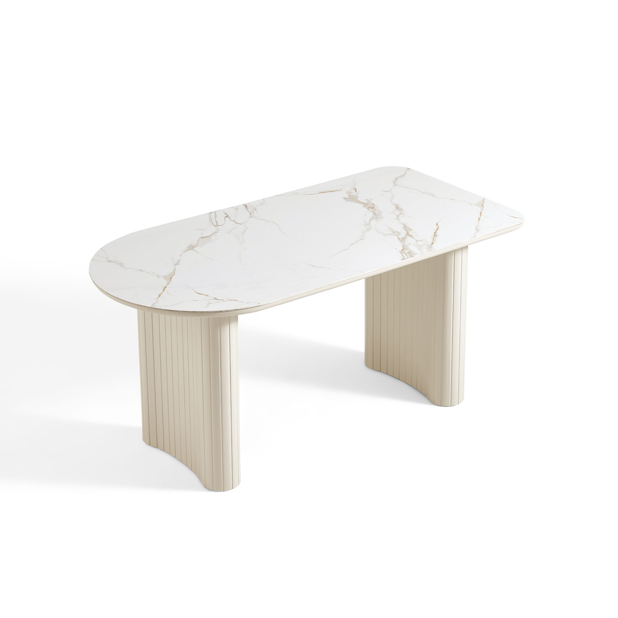 Basir 4-Seater Dining Set with Ormond Chairs (Sintered Stone) - Image 3