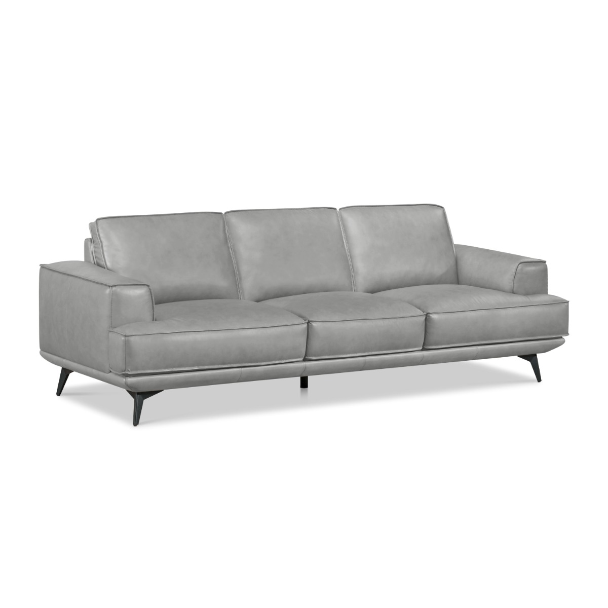 ZeLenka Premium Full Leather 4 Seater Sofa - Image 13