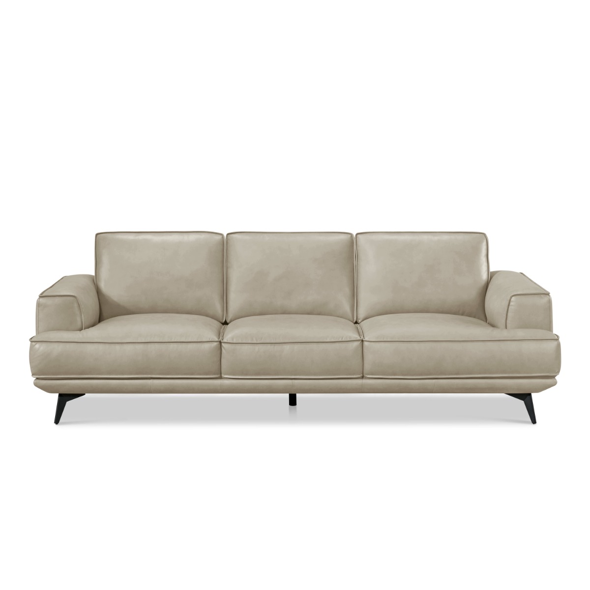 ZeLenka Premium Full Leather 4 Seater Sofa - Image 7