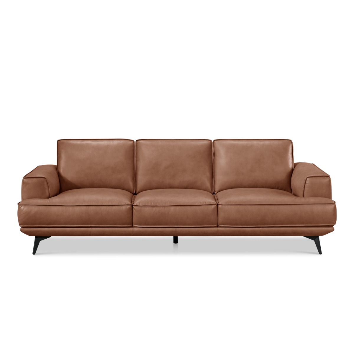 ZeLenka Premium Full Leather 4 Seater Sofa - Image 9